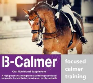 B Calmer to calm horses.