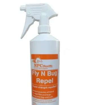 Fly repellent for horses, repels insects, bot flies and all other pesky biting insect.