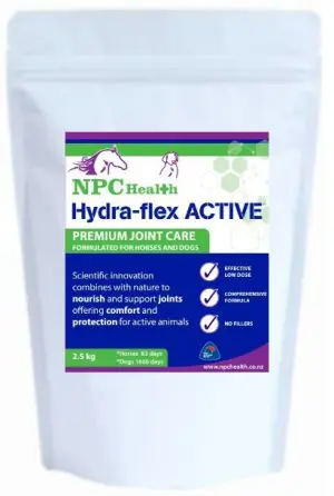 Hydraflex Active joint supplement for horses, competition, performance or horses in training where it helps to support healthy joints and mobility.