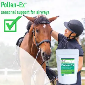 Pollen-Ex allergy supplement for horse available New Zealand wide.