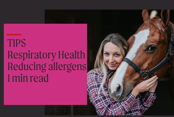 Horse respiratory issues and support supplements for airway health.